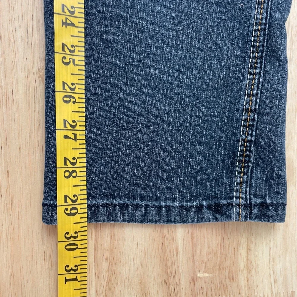 Saab Jeans Co Girls Blue Denim Rhinestone Sparkle Pocket Jeans Size‎ 5/6